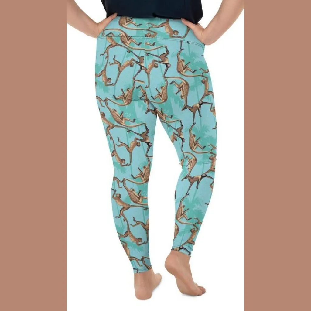 Monkey Plus Size Leggings