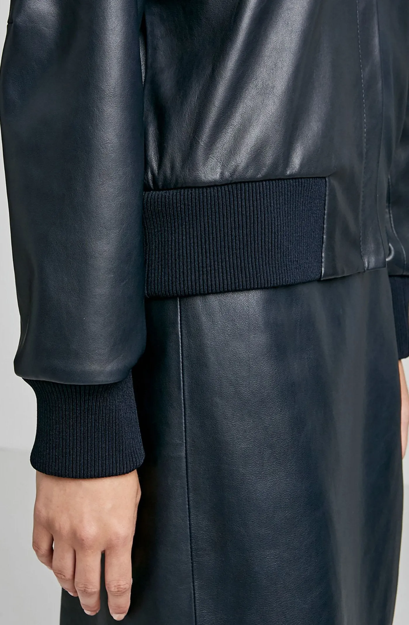NAPPA LEATHER BOMBER