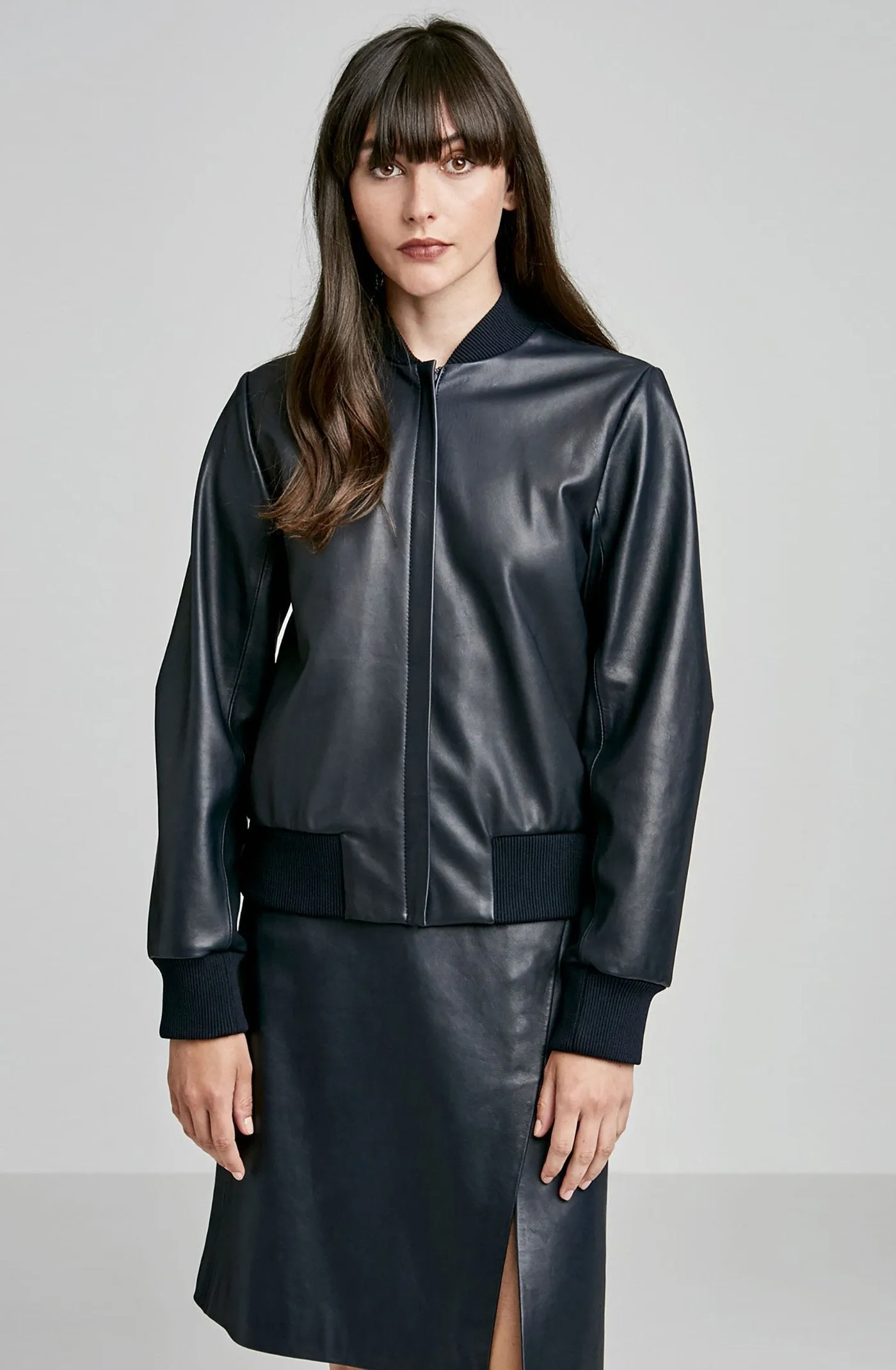 NAPPA LEATHER BOMBER