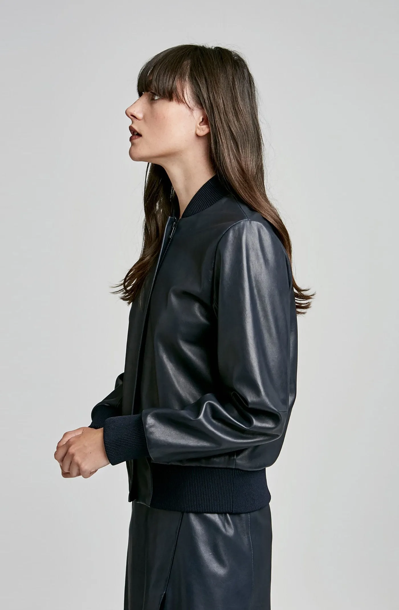 NAPPA LEATHER BOMBER