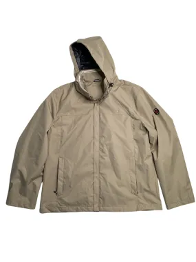 Nautica Men's Classic Lightweight Hooded Bomber Jacket Beach Sand XL