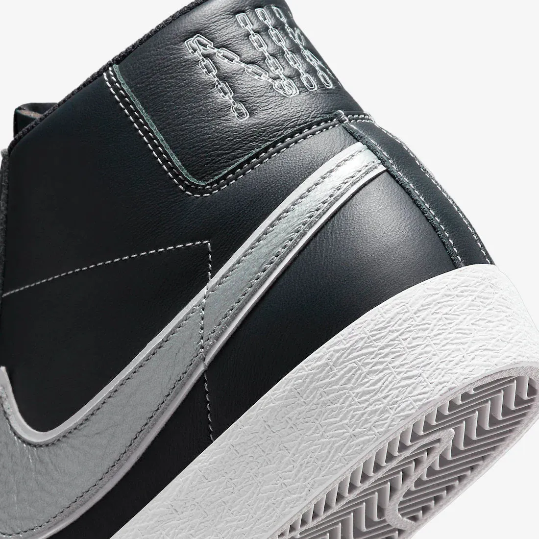 Nike SB x Mason Silva Zoom Blazer Mid-Blackened Blue/Wolf Grey