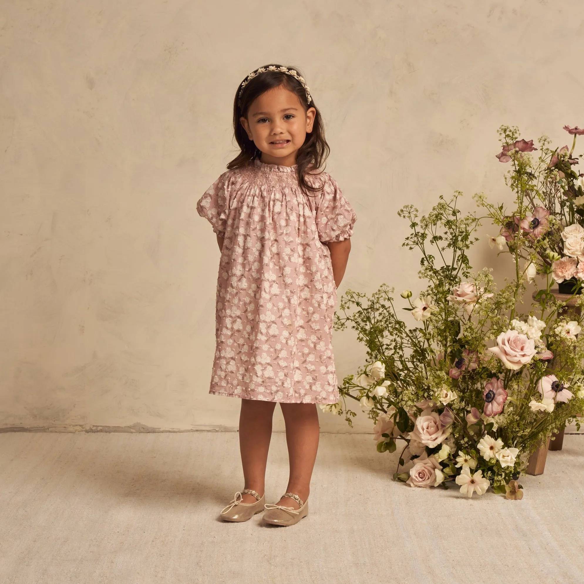Noralee Maddie Dress - Blush Hydrangea