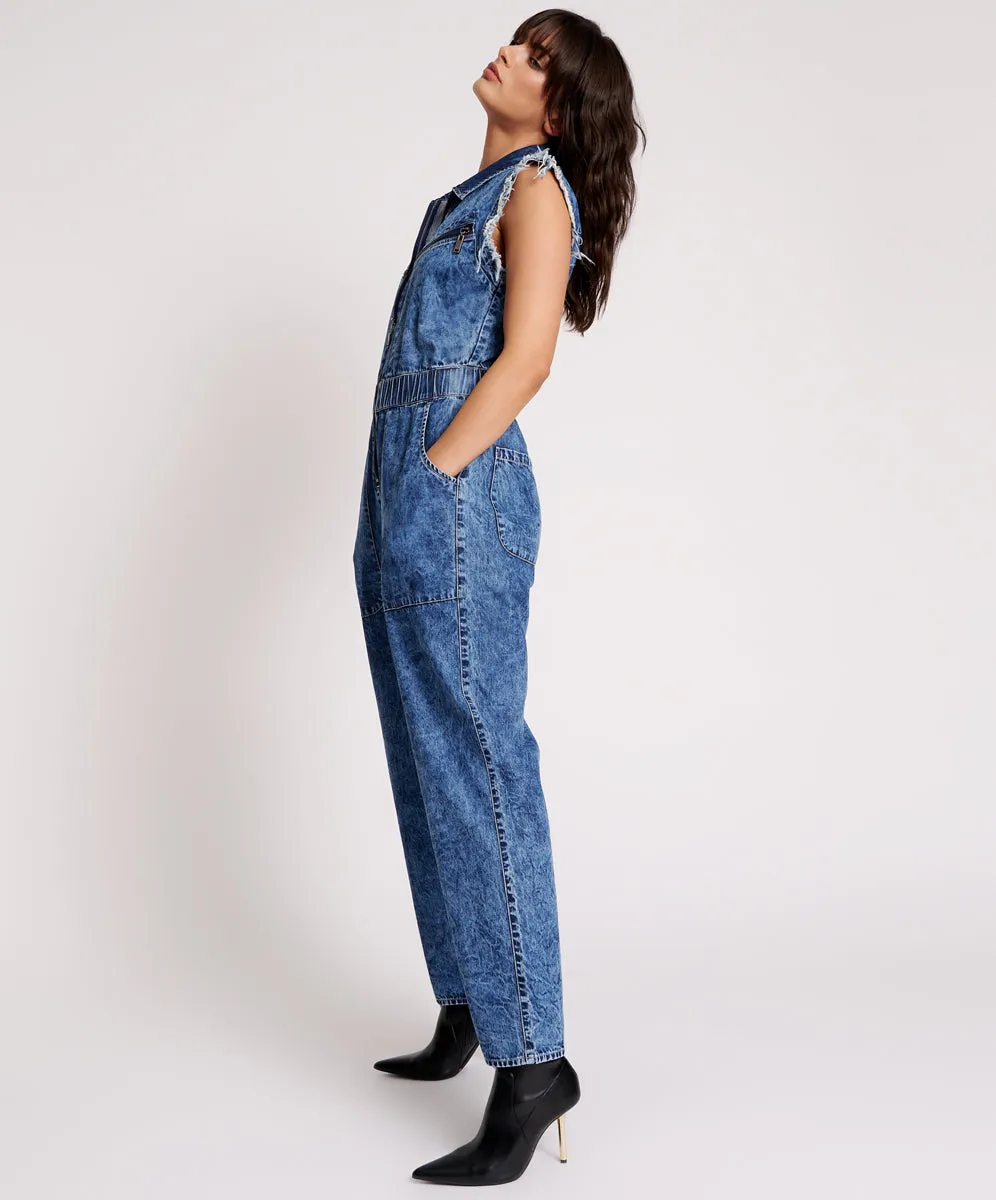 OLIVIA SLEEVELESS OVERALL