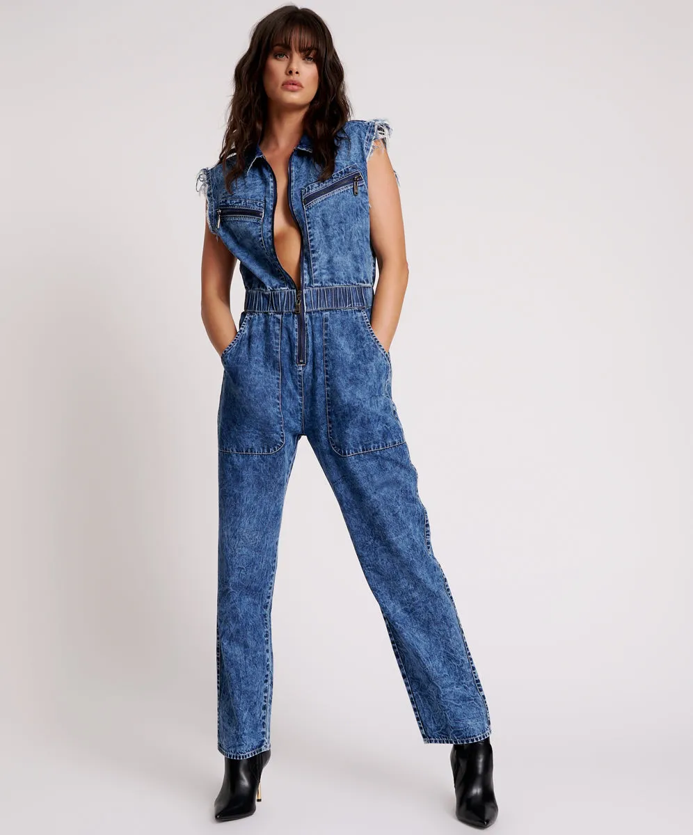 OLIVIA SLEEVELESS OVERALL
