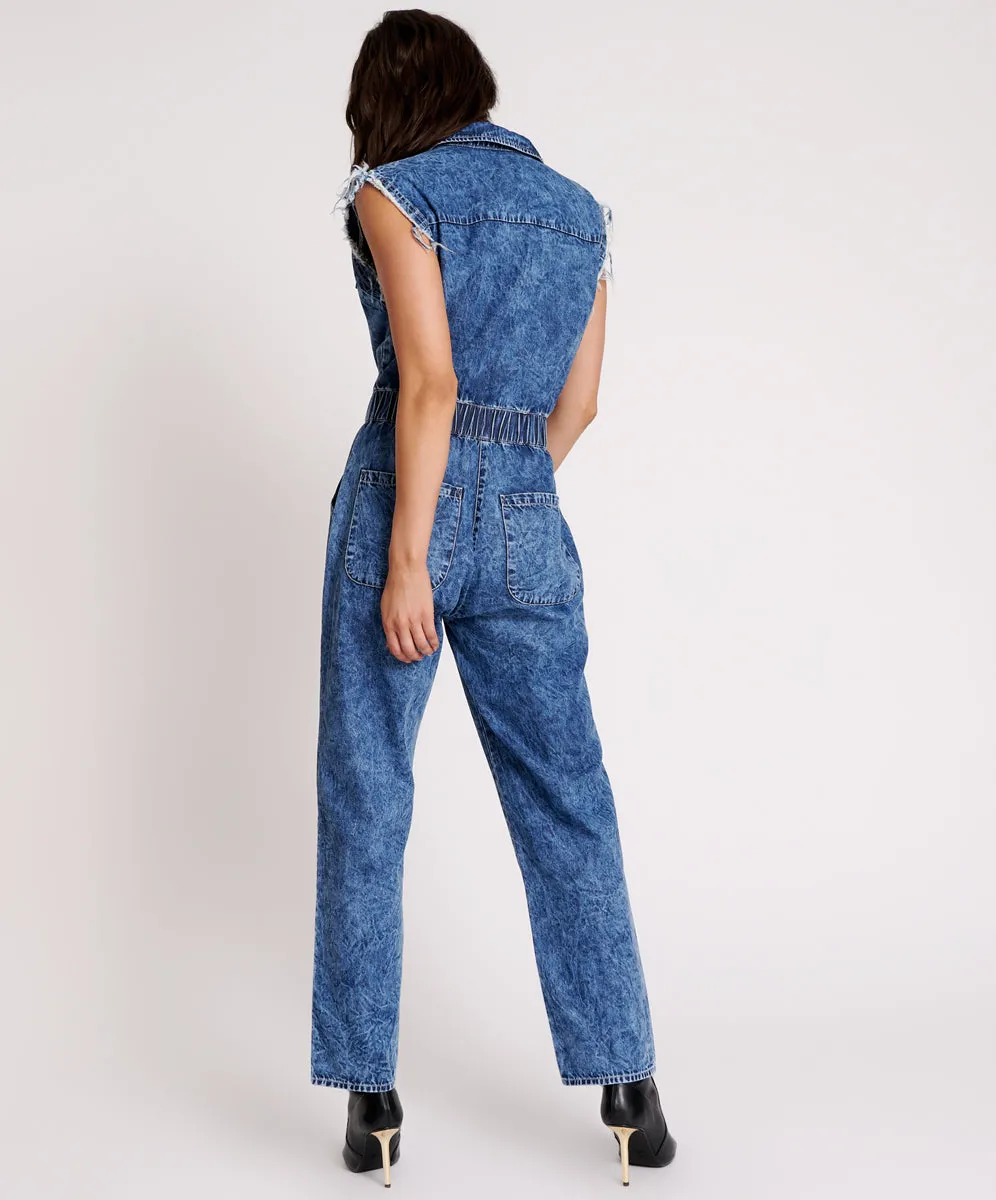 OLIVIA SLEEVELESS OVERALL
