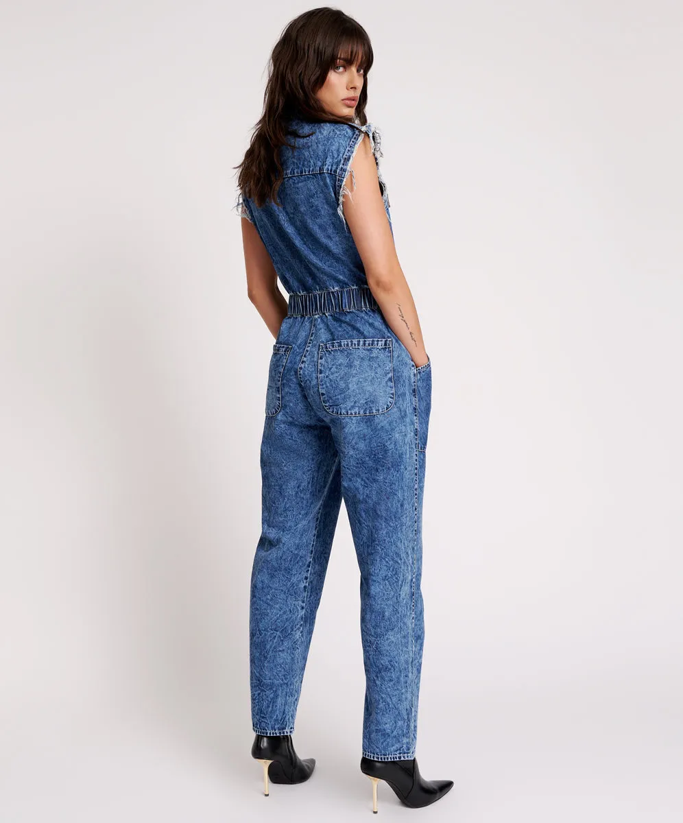 OLIVIA SLEEVELESS OVERALL