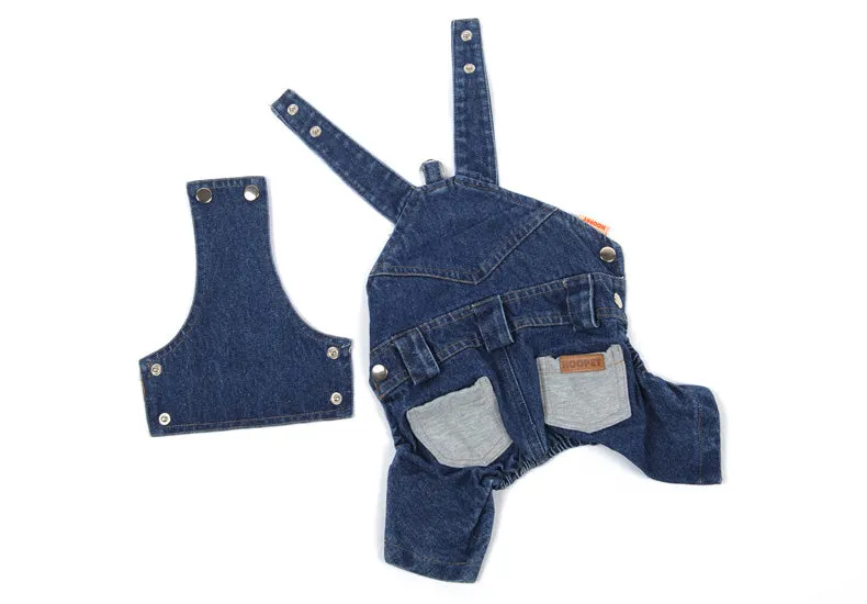 Pet / Dog / Cat Denim Overall Jumper