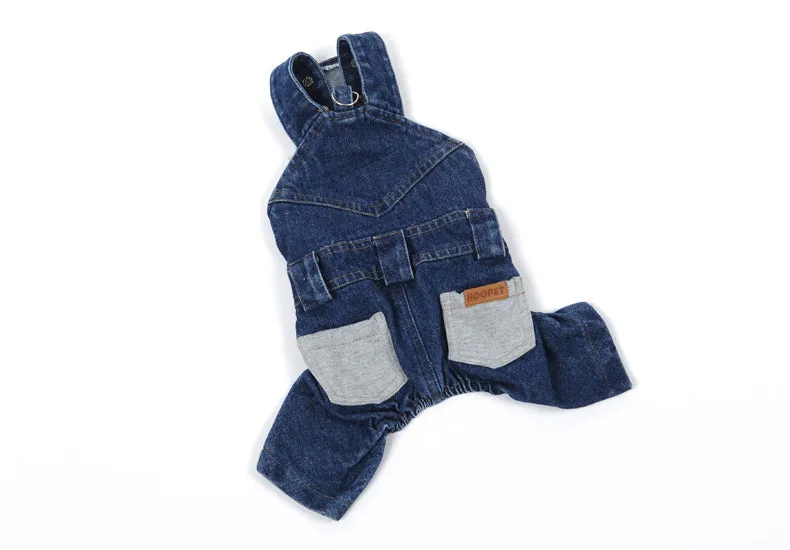 Pet / Dog / Cat Denim Overall Jumper