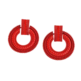 Petra -Red Earrings