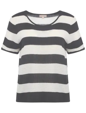 Plum Tree Hepburn navy jumper