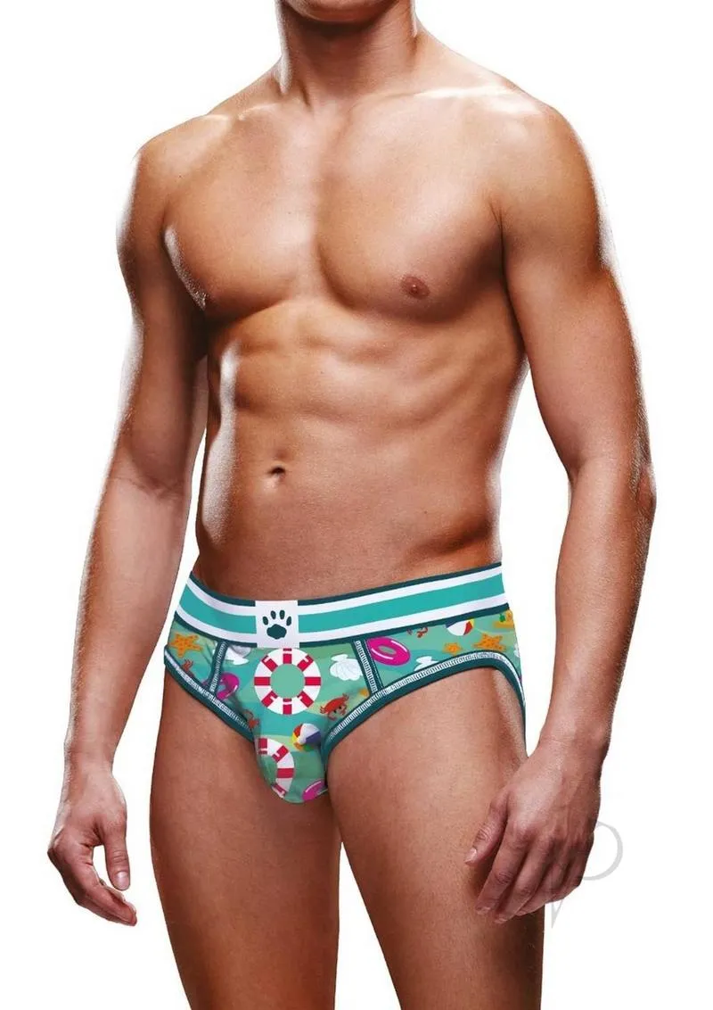 Prowler Beach Open Br Sm Aqua Ss22(disc)