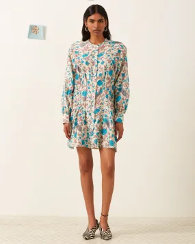 Quincy Peacock Plume Dress