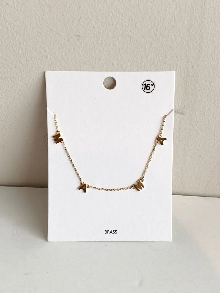 "Mama" Necklace