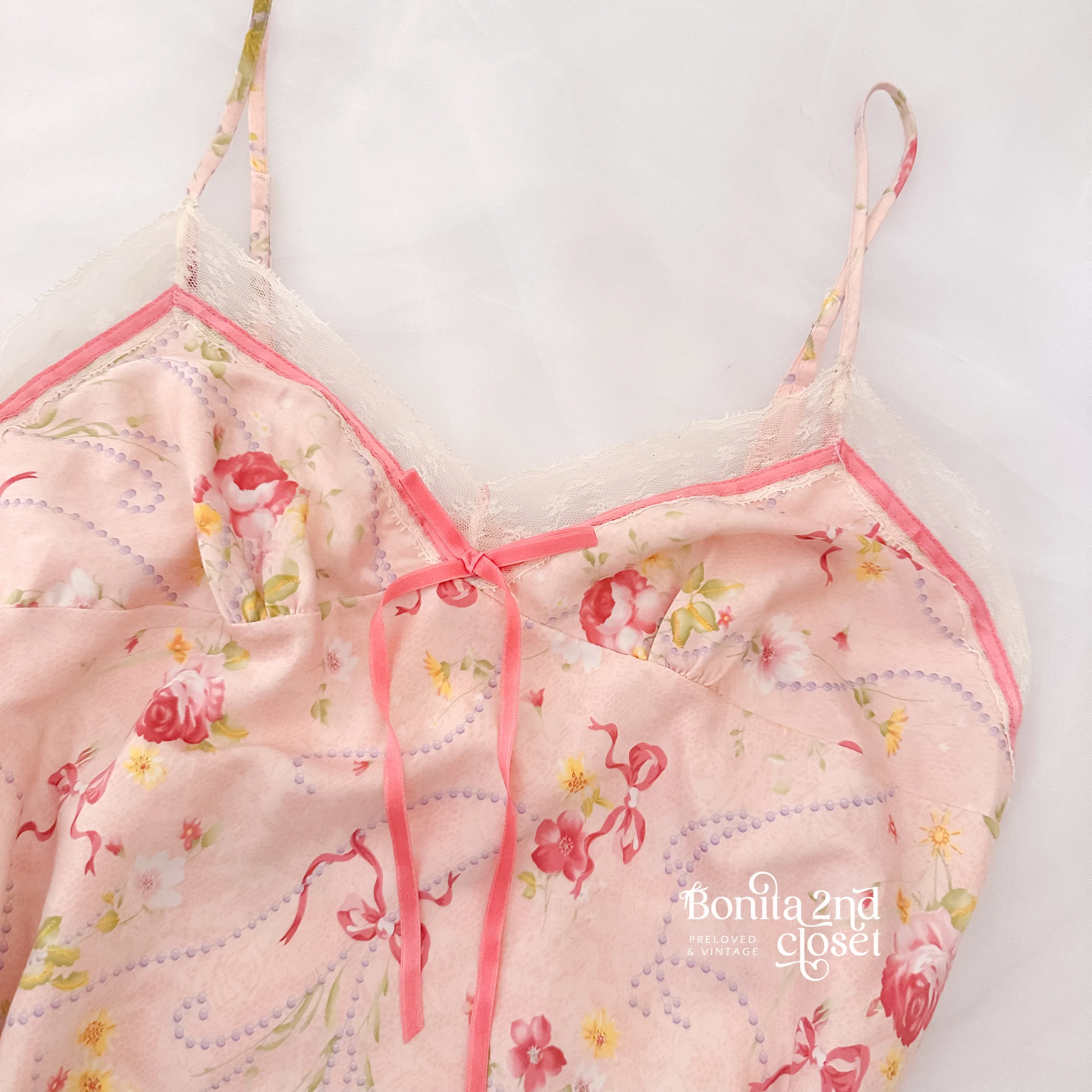 Rare Vintage Floral Slip Dress