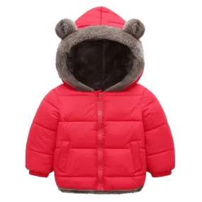 Red Kids Puffer Jacket