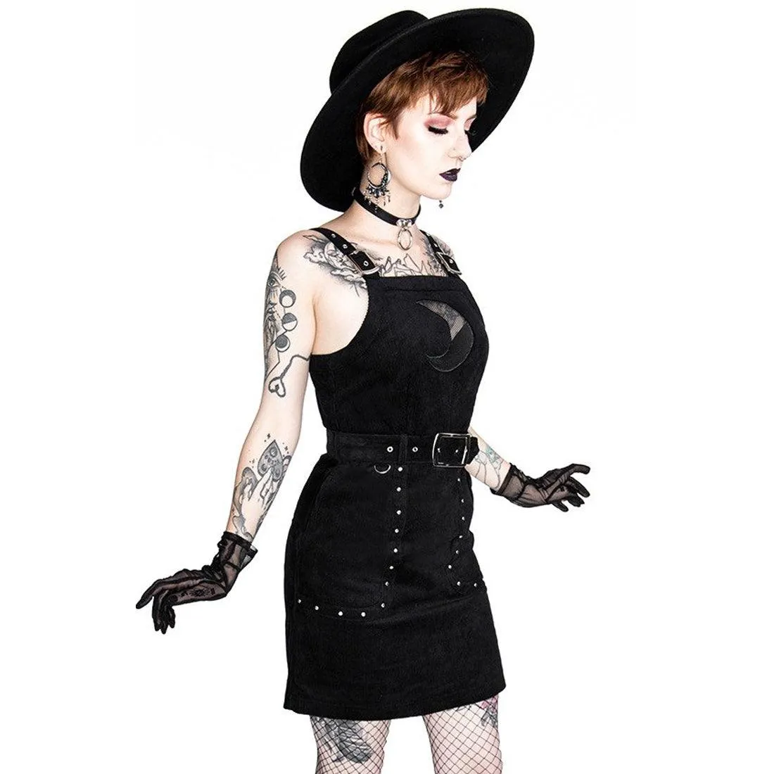 Restyle - CORDUROY CRESCENT MOON - Dress