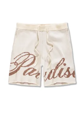 Retro - Paradise Knit Shorts (Cream)