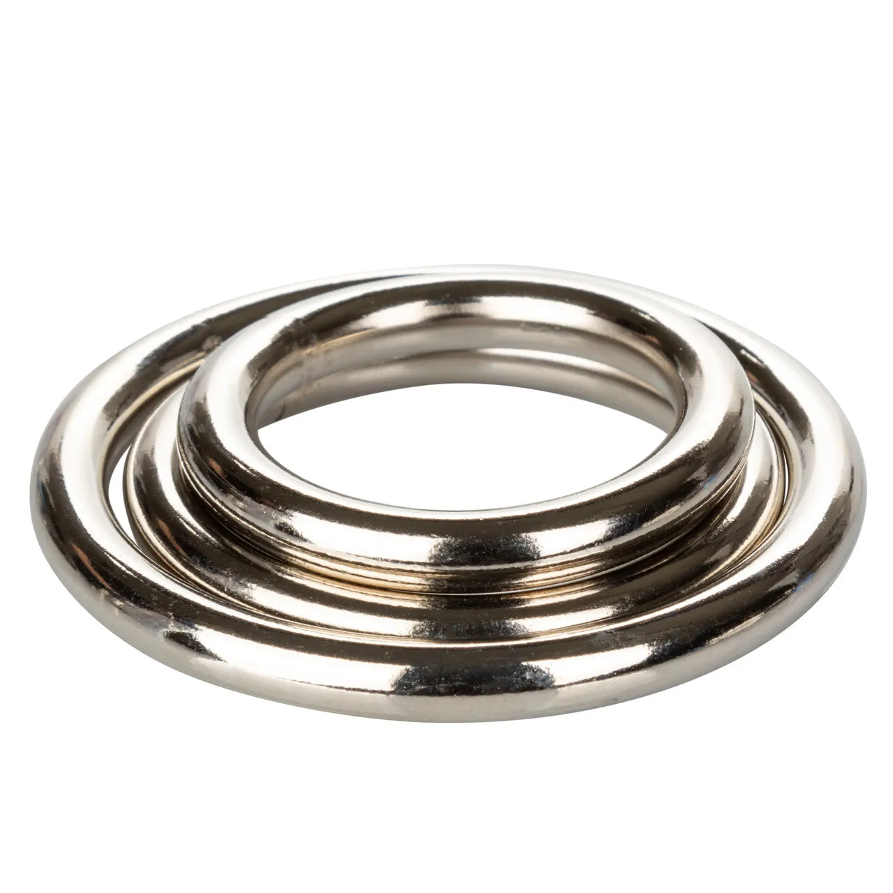 Rings! Silver Cock Rings (3 Piece Set)