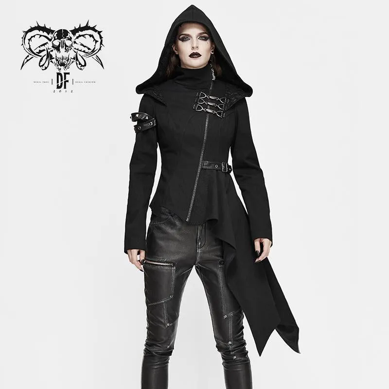 'Sangoma' Punk Zip-Up Hooded Jacket