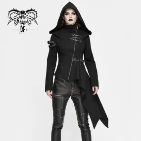 'Sangoma' Punk Zip-Up Hooded Jacket