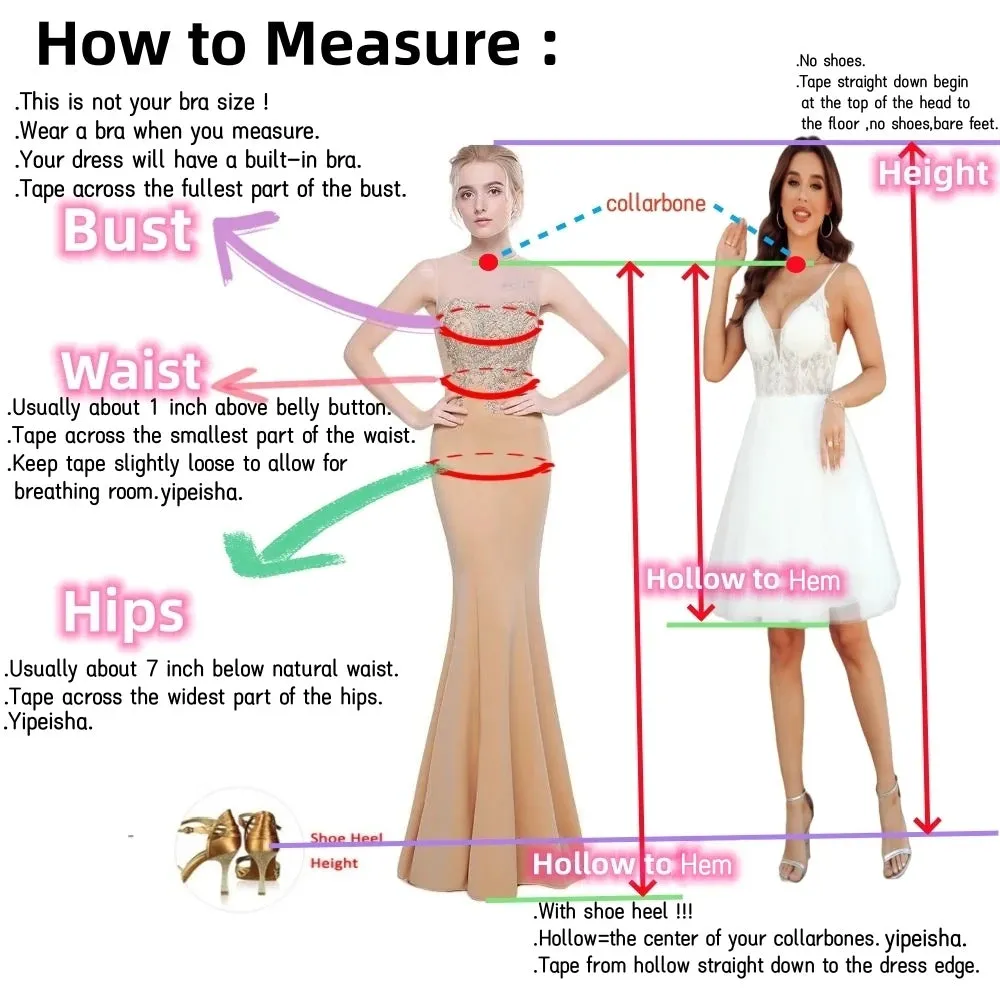 Sexy V-neck Half Sleeves Embroidery Lace Prom Dress with Pockets