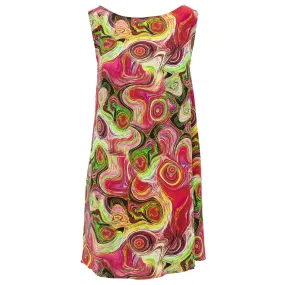 Shift Shaper Dress - Paint Swirls