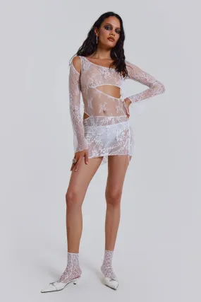 Siren Mini Dress in White