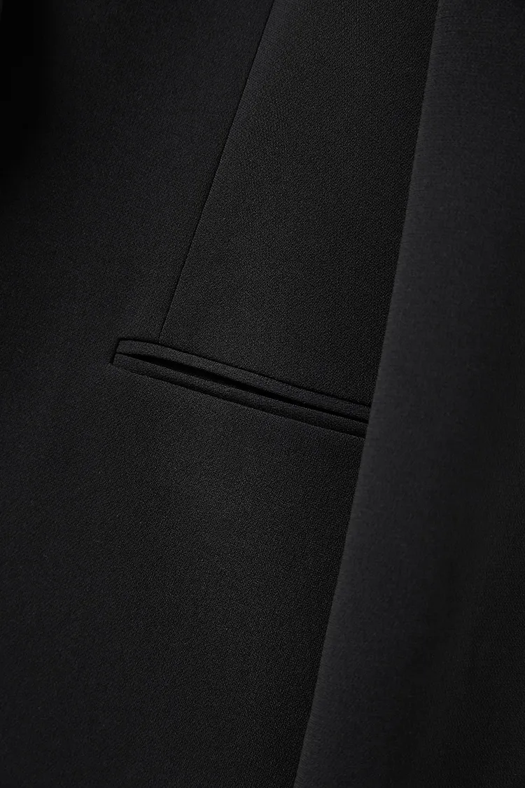 Slim-Fit Triacetate Collarless White Suit Jacket
