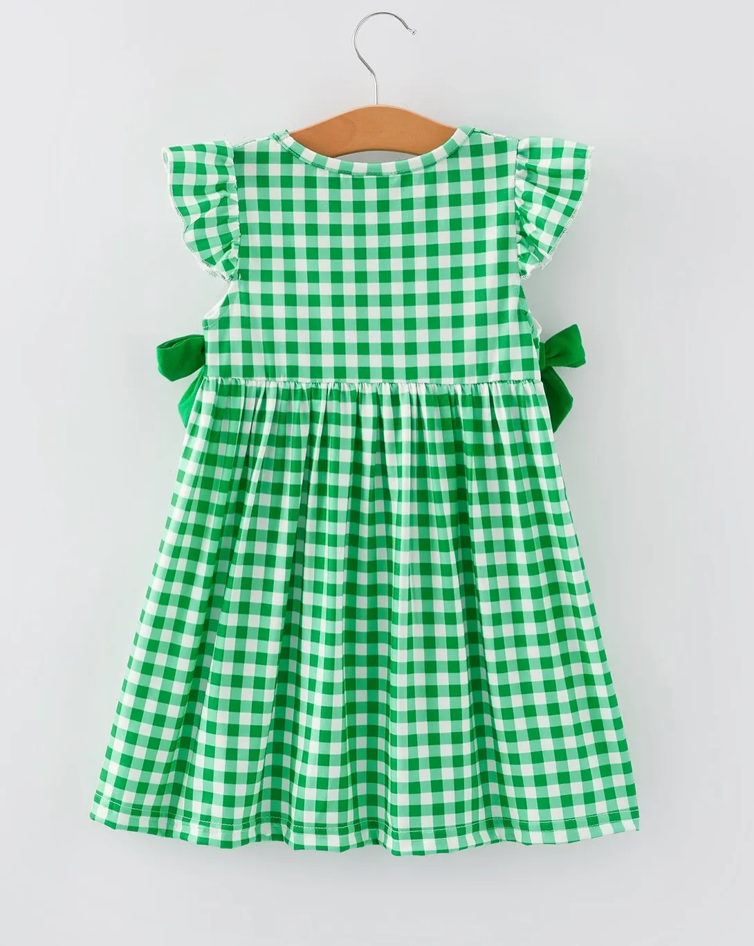 St. Patrick's Day Girls Smocking Embroidery Dress