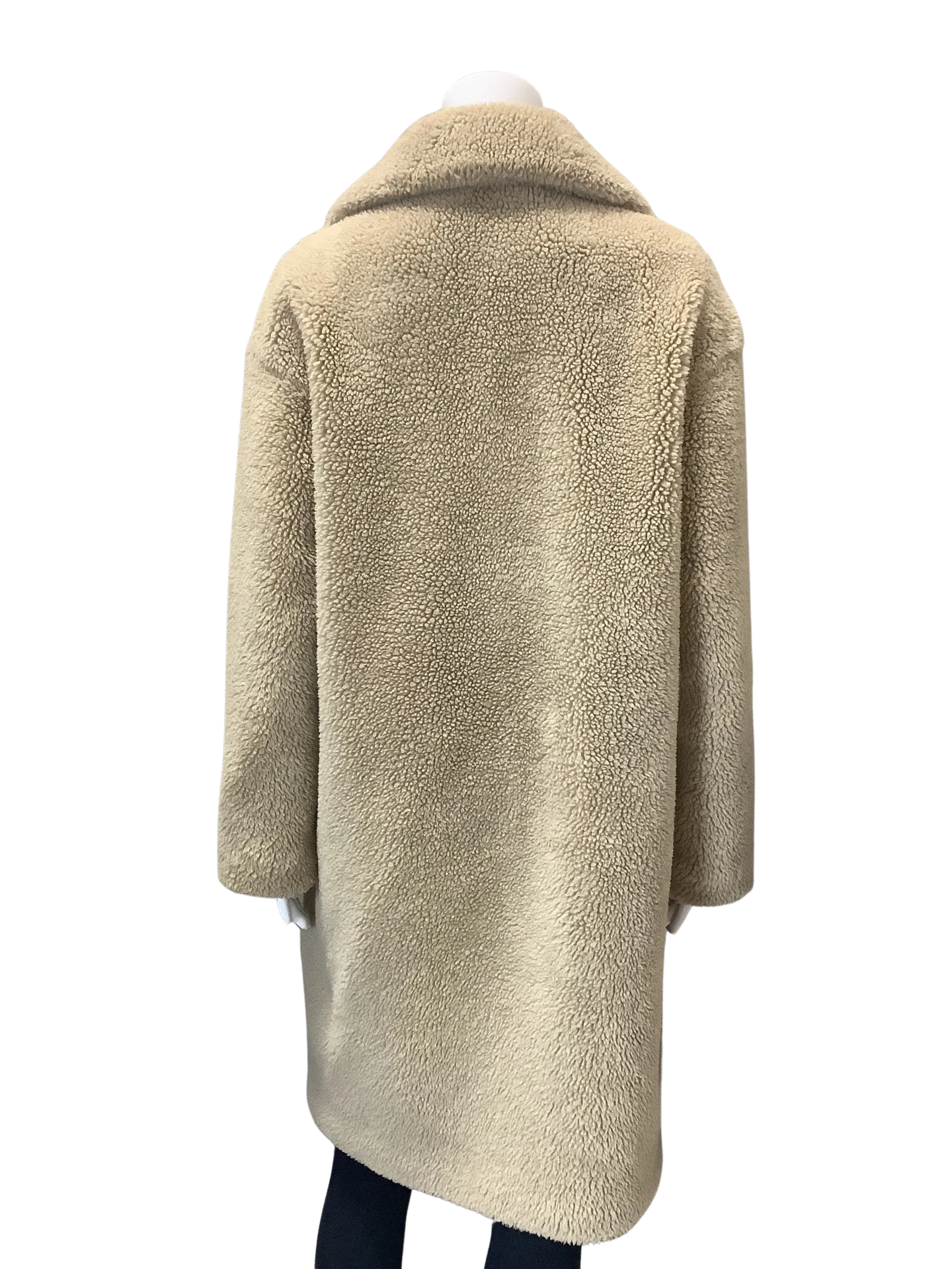 Stand Studio Teddy Bear Midi Length Coat Size: (See Measurements)