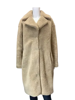 Stand Studio Teddy Bear Midi Length Coat Size: (See Measurements)