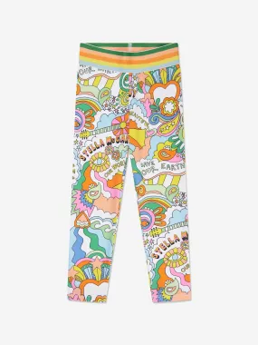 Stella McCartney Girls Printed Leggings in Multicolour