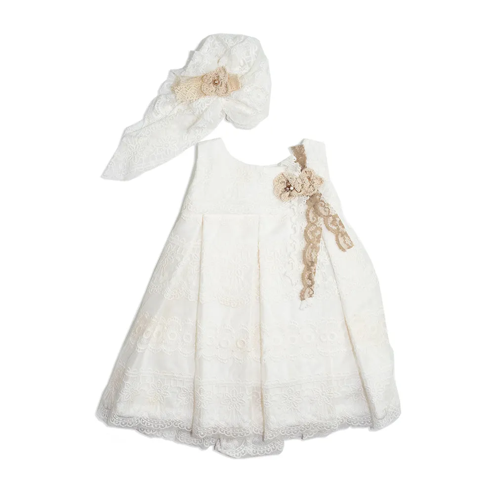 Styled By Alexandros - Baby Girl Broderie Anglaise Party Dress