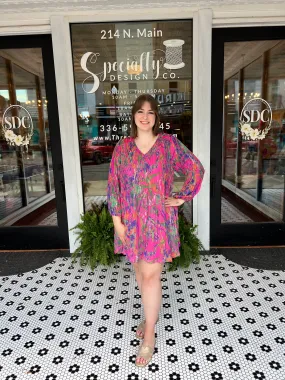 Summer Getaway Mini Dress *Curvy*