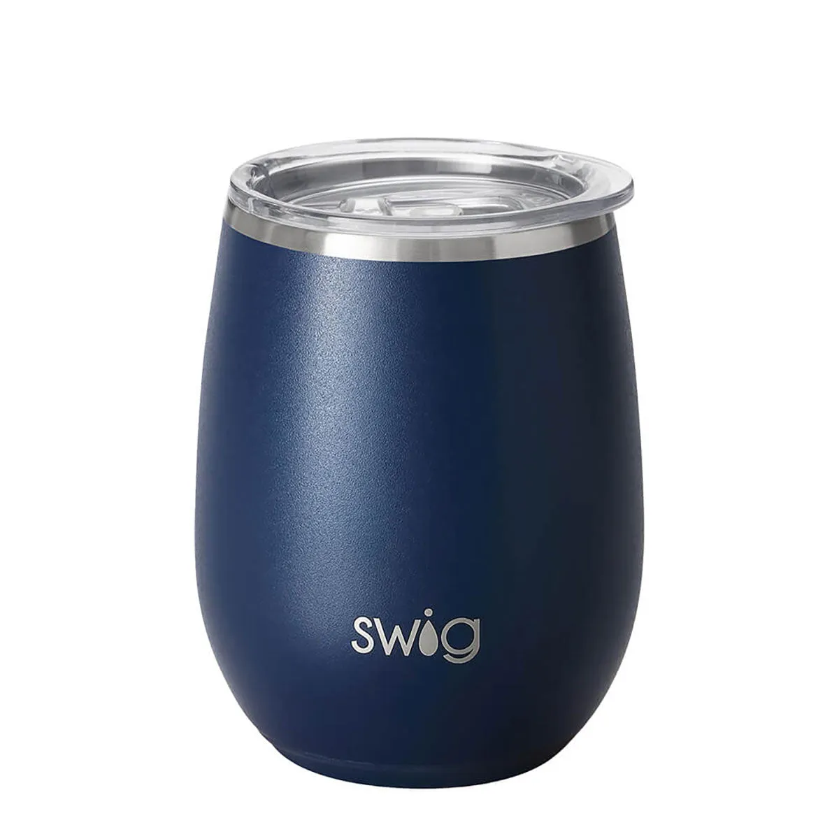 Swig 14 Oz Stemless Custom Wine Cups, Navy