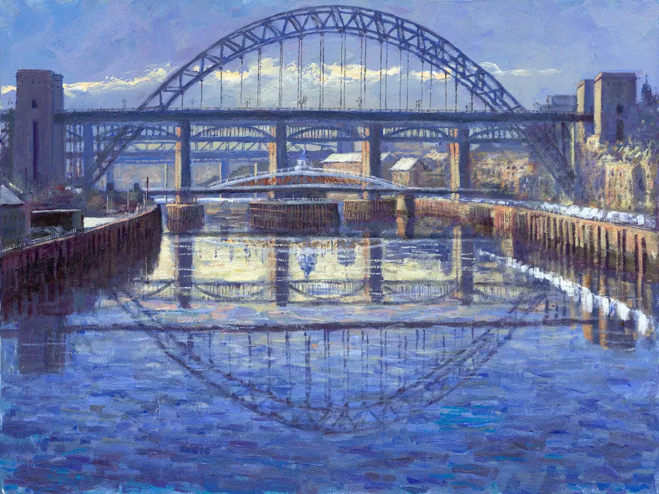 The Bridges Of Tyne Canvas by Alexander Millar NEW