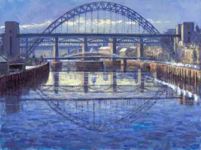 The Bridges Of Tyne Canvas by Alexander Millar NEW