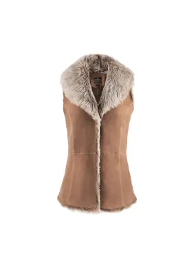 The Reversible Elizabeth Gilet Mushroom Toscana