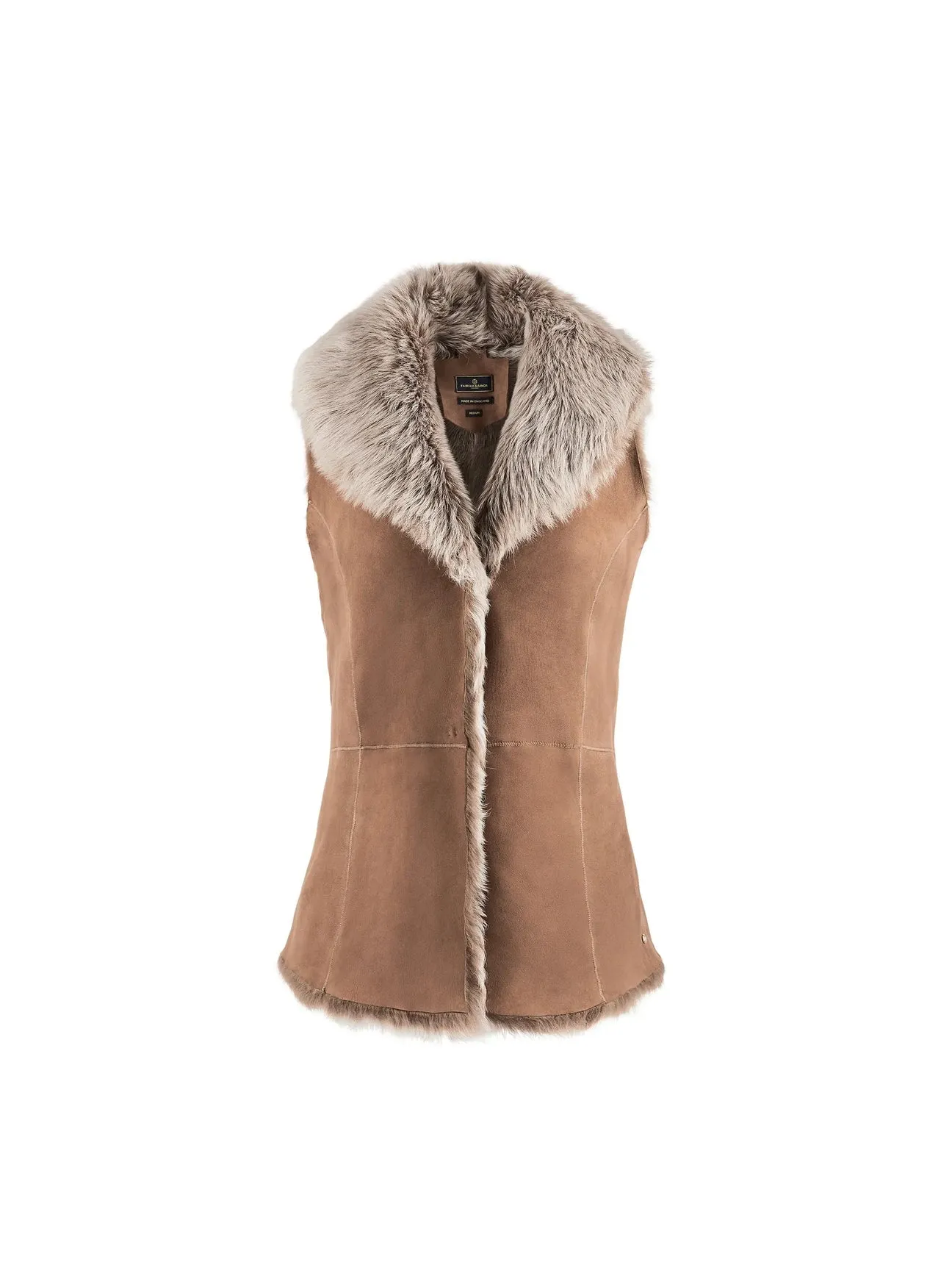 The Reversible Elizabeth Gilet Mushroom Toscana