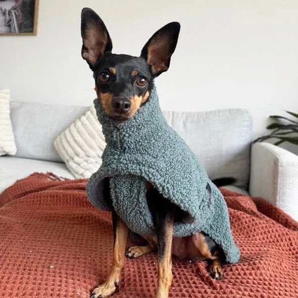 Turtleneck Dog Coat | Mocha