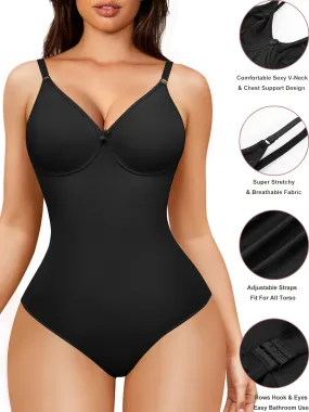 Ultimate Slimming Bodysuit VNeck Tummy Control Shaper