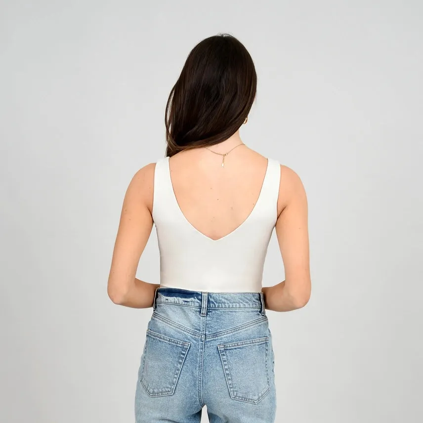 Valentina  Bodysuit • White