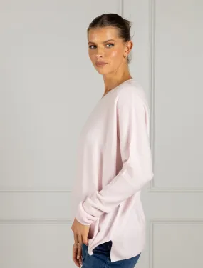 Vanessa Cashmere Jumper Parfait Pink