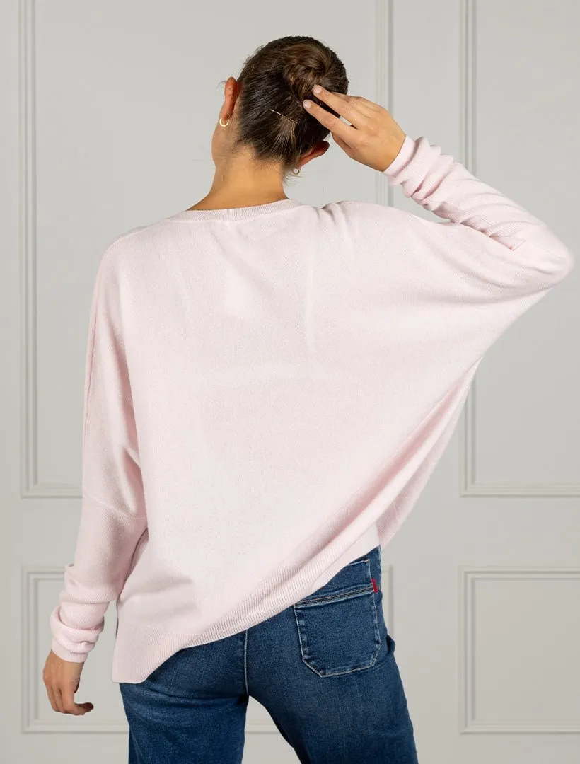 Vanessa Cashmere Jumper Parfait Pink