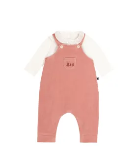 VELOUR OVERALL OUTFIT Rose Pink
