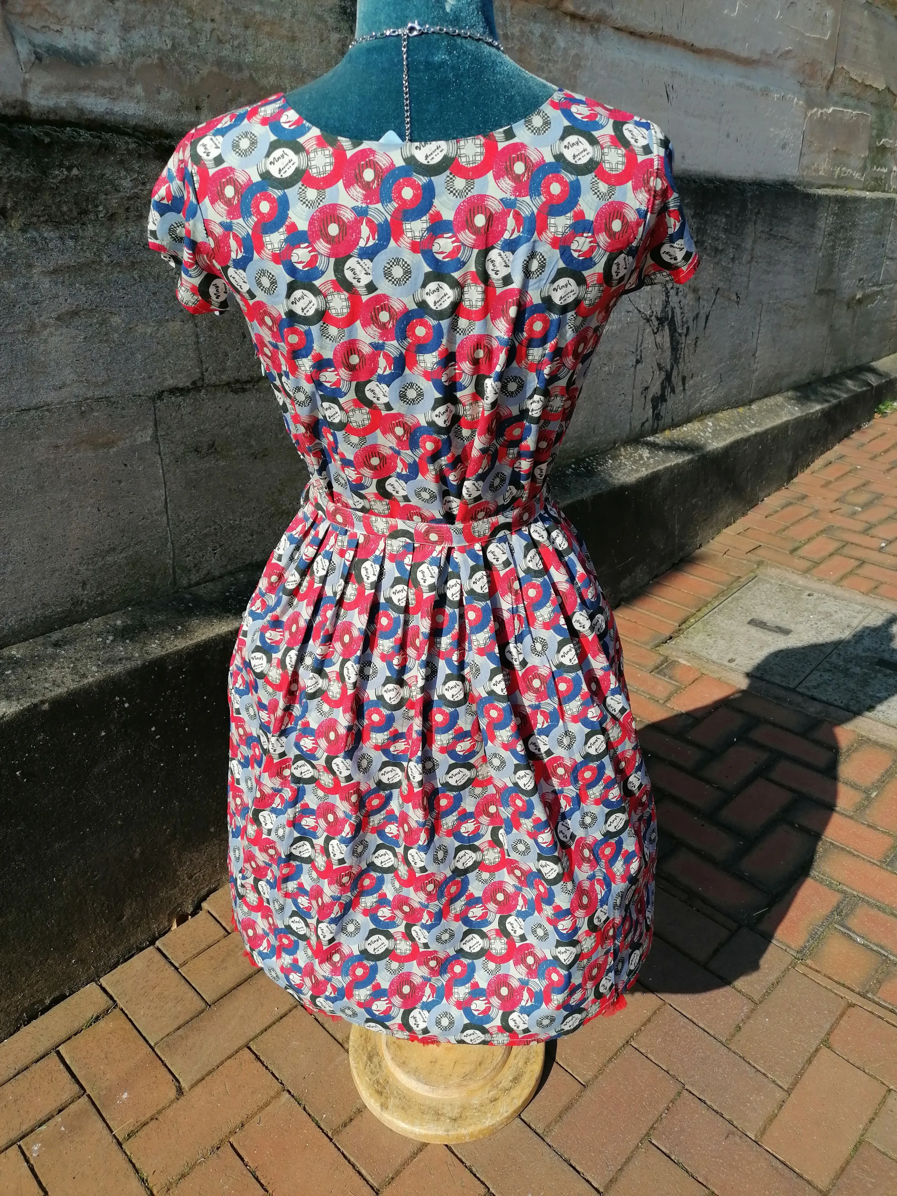 Vinyl Record Retro dress