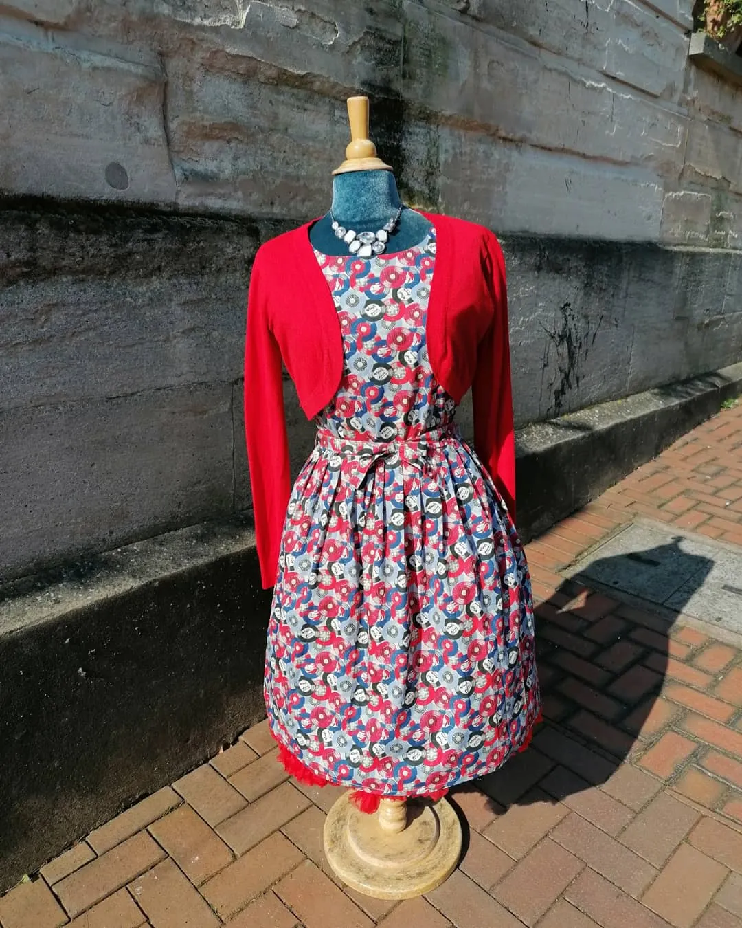 Vinyl Record Retro dress