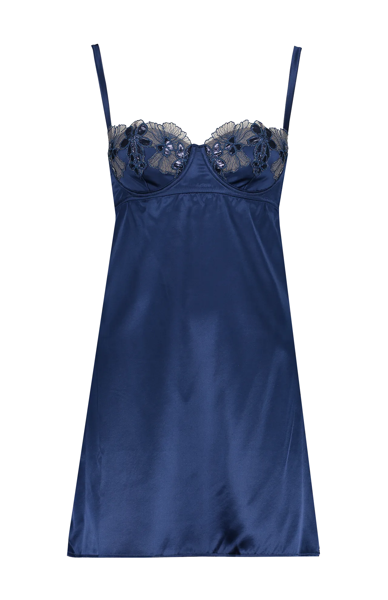 Violet Cupped Slip Dress