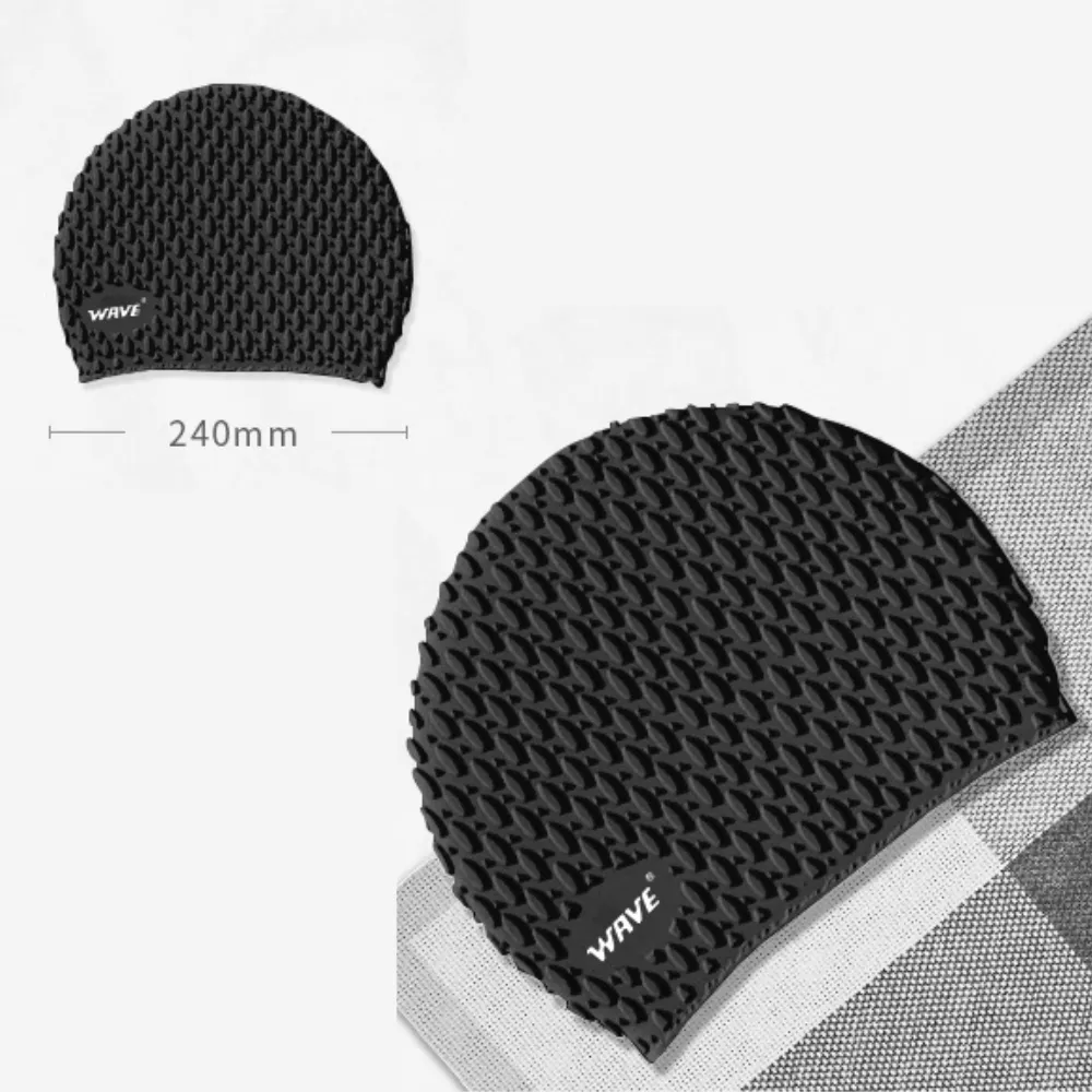 WAVE Non-slip Unisex-Adult Swim Cap